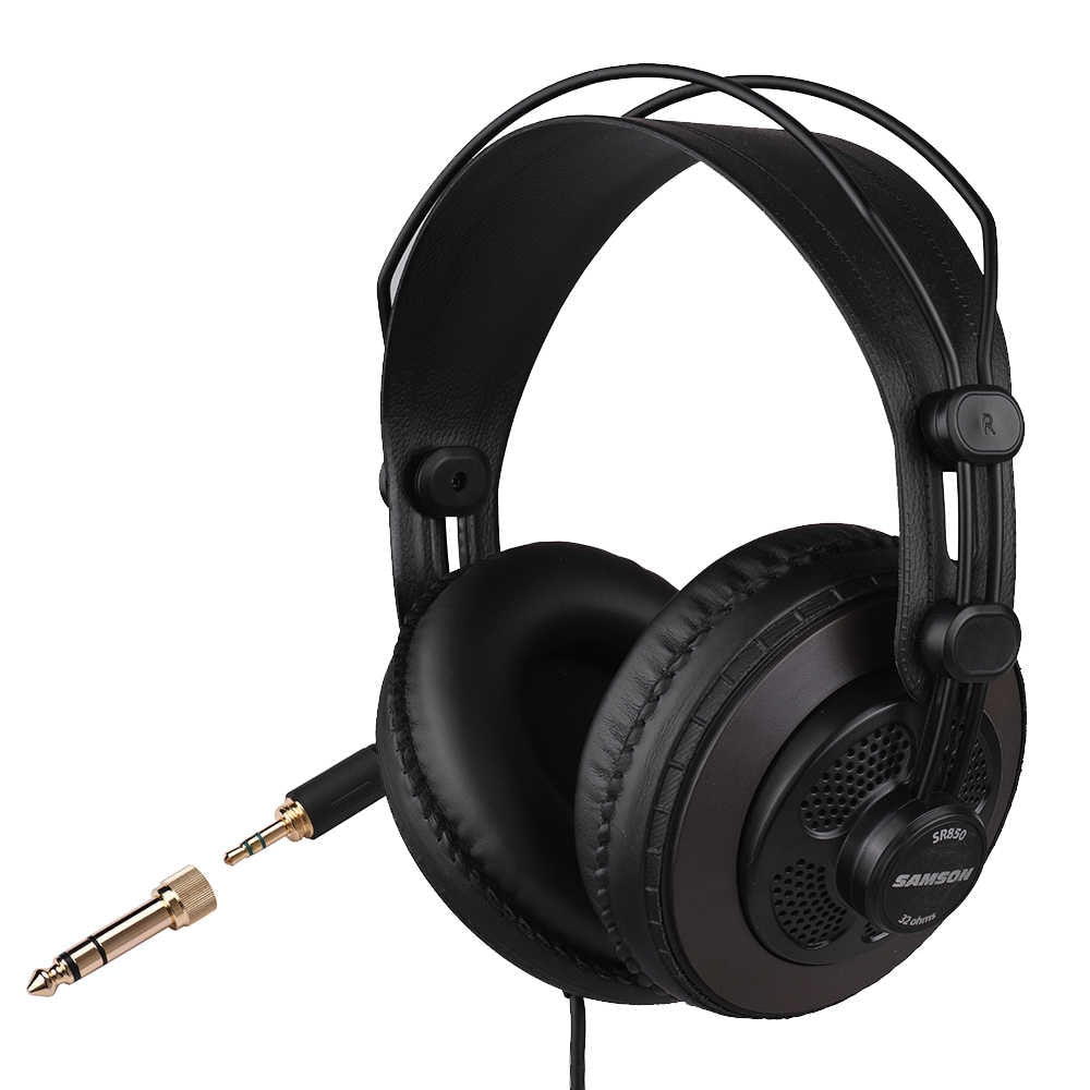 Auriculares de estudio de diseño semiabierto Samson SR850